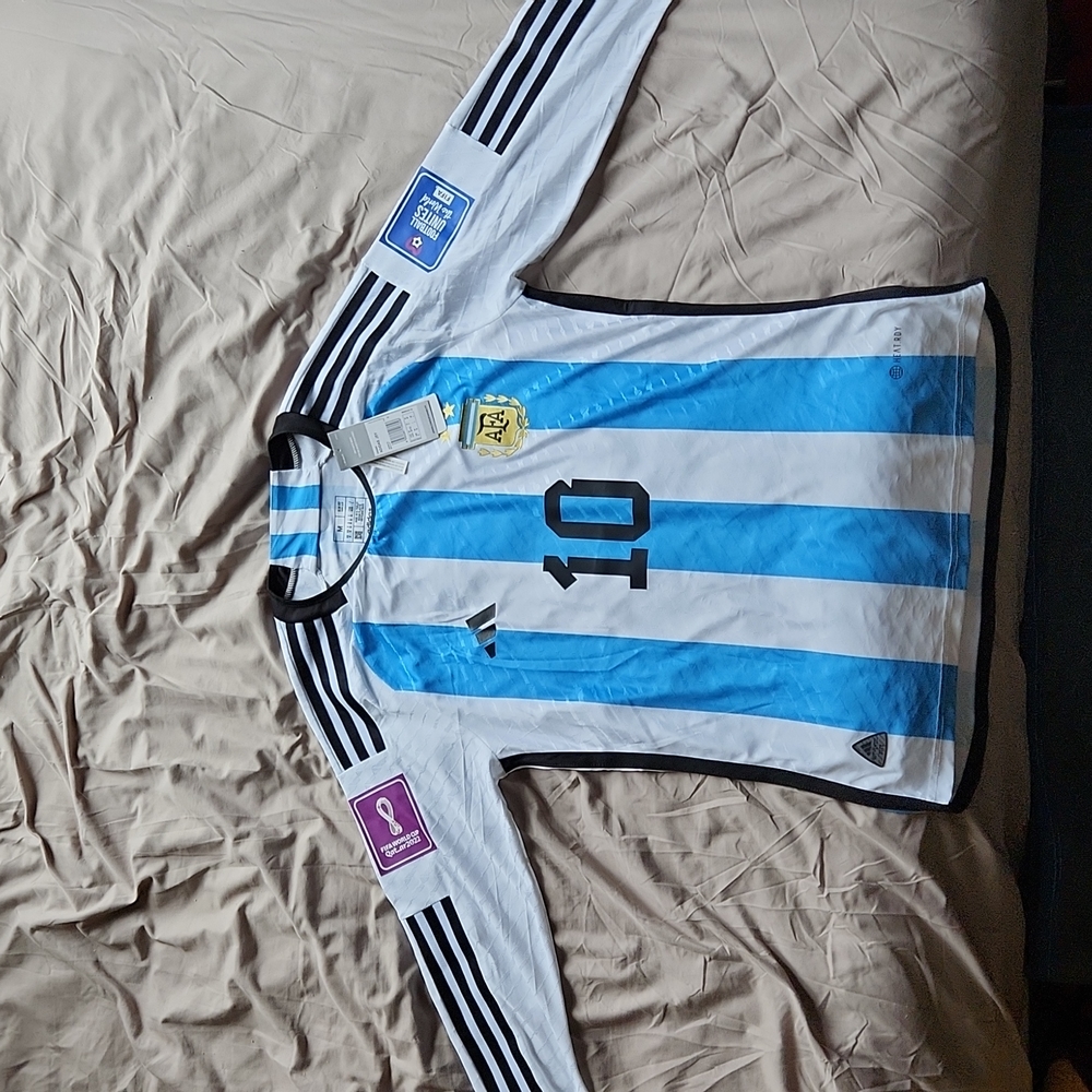 Long Sleeve Player Version Argentina {Messi} World Cup 2022 Jersey